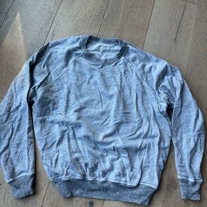 THE GREAT. Women’s Heather Gray Crewneck Sweater